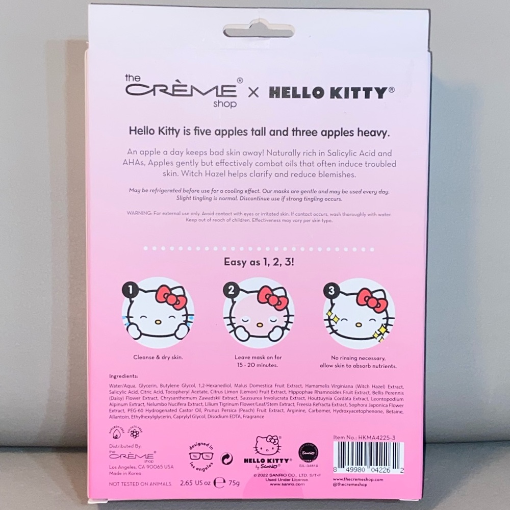 Hello Kitty Problem Solver Sheet Masks - Picture 3 of 5